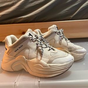 Naked Wolfe Track White Sneakers